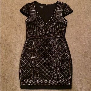 Bebe beaded dress